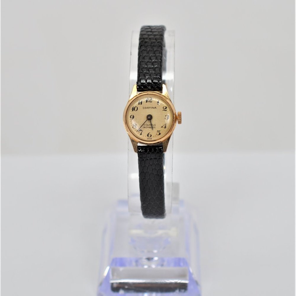 Vintage Swiss Cortina Ladies' Watch Gold Plated